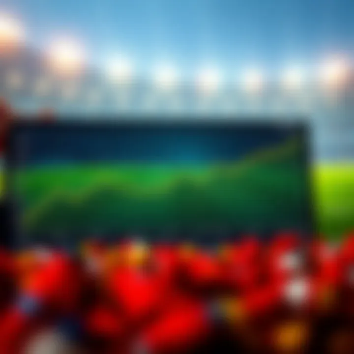 Graph illustrating statistical trends in football match scores highlighting team performance patterns