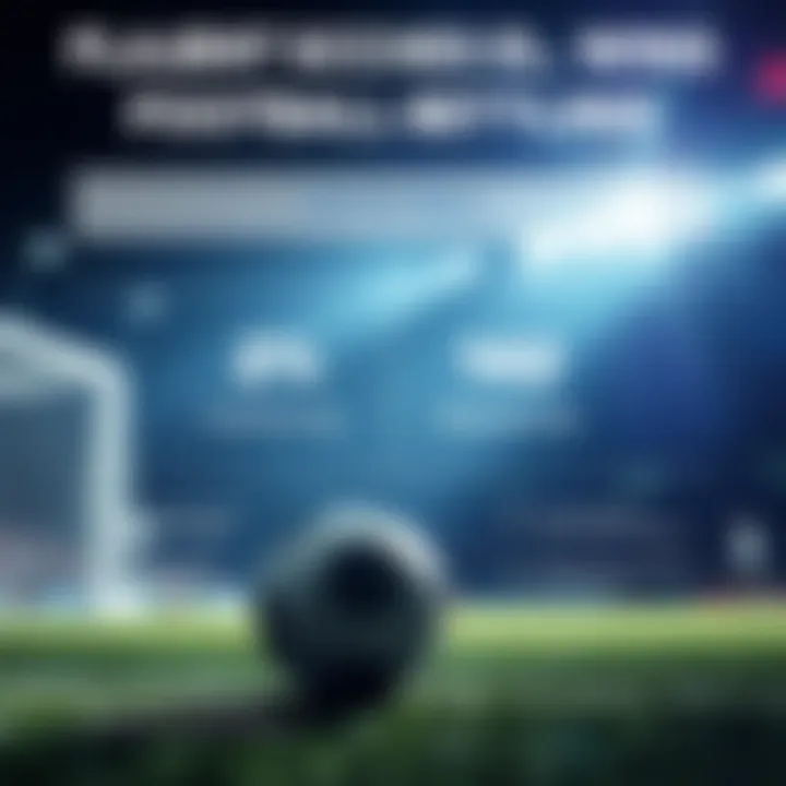 Graphic representation of key factors influencing football match outcomes and betting decisions
