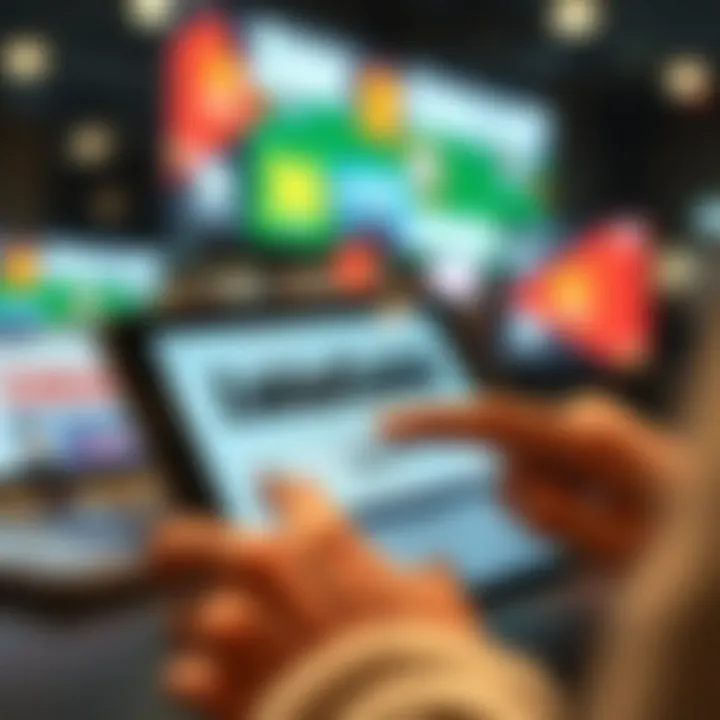 Coupon codes displayed on a digital device screen for online betting and shopping savings