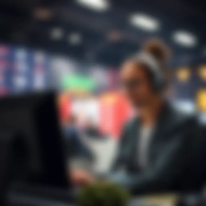 Customer support representative assisting with online betting deposit issues