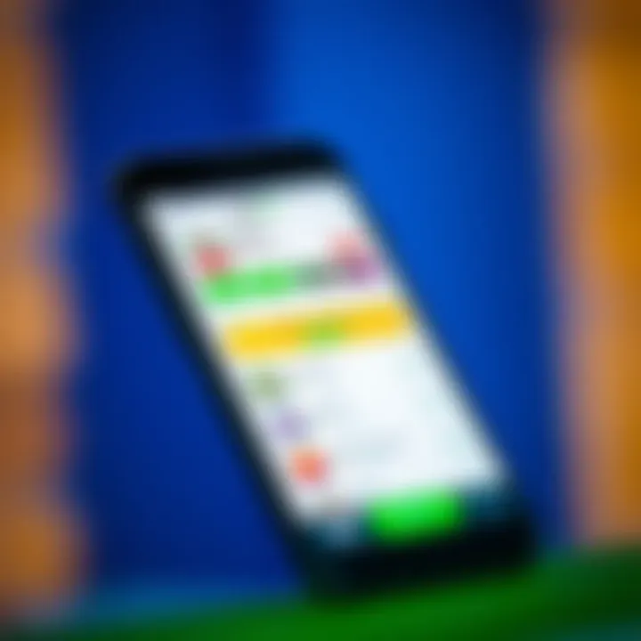 Mobile phone displaying Zakabet app interface on screen