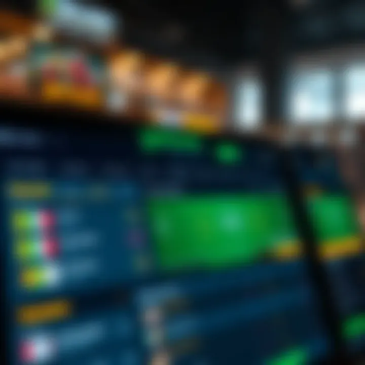 Goaloo Platform Overview with Betting Options User interface of Goaloo sports betting platform showing various game options and betting odds