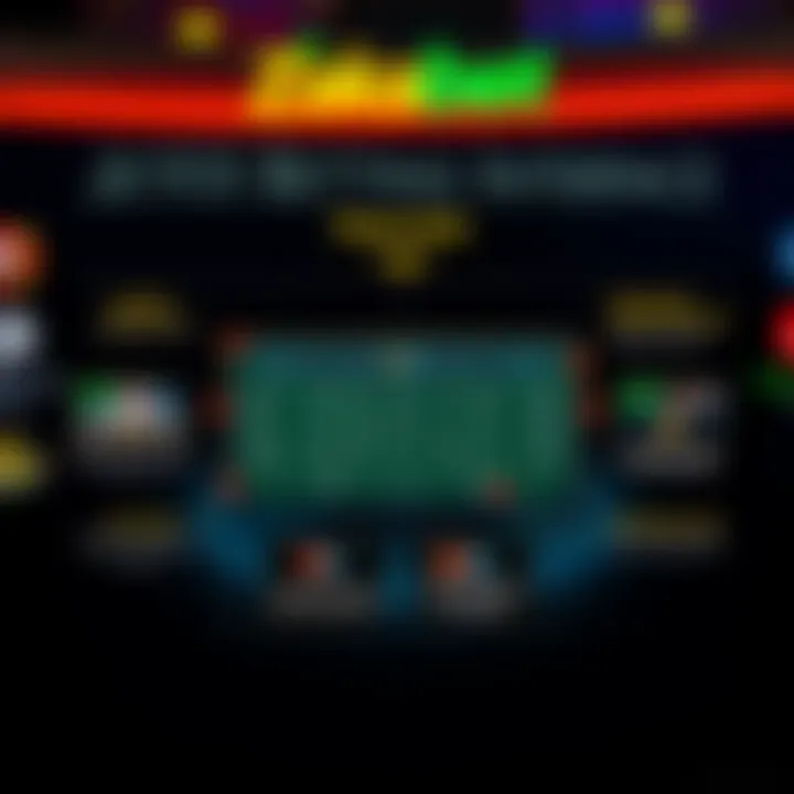 Diagram showing the betting interface of Zakabet's JetX game with key elements highlighted