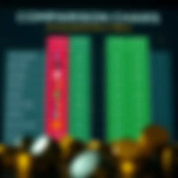 Comparison chart displaying deposit fees across different payment options in Nigeria