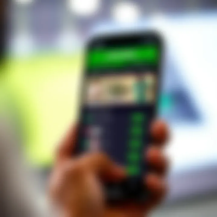 Zakabet app interface displaying sports betting options on a smartphone screen