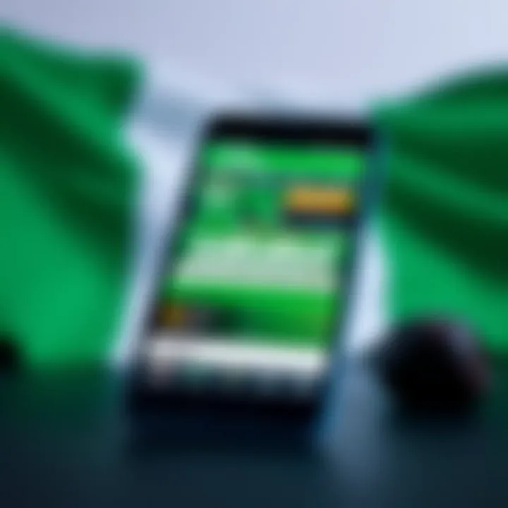 Zakabet betting app interface displayed on an Android smartphone with Nigerian flag background