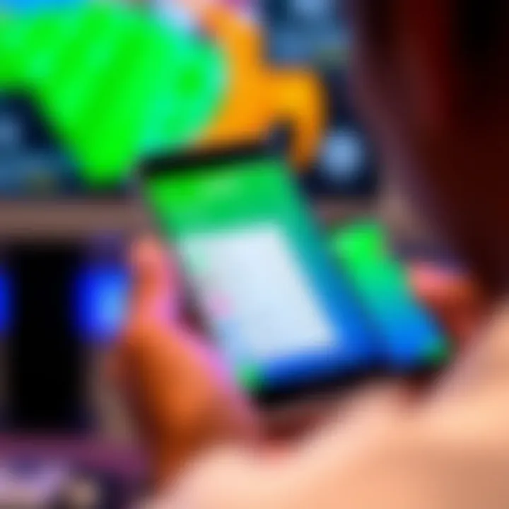 Navigating Zakabet Mobile App for Convenient Betting Smartphone showing Zakabet app navigation and betting options on a vibrant interface