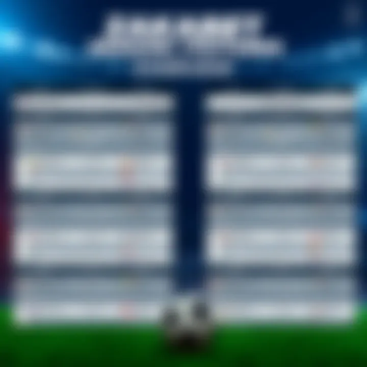 Detailed Zakabet Serie A football fixtures calendar showcasing match dates and teams for the season
