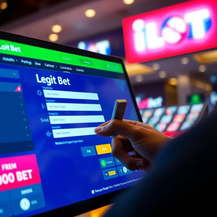 User entering registration details on an online betting platform