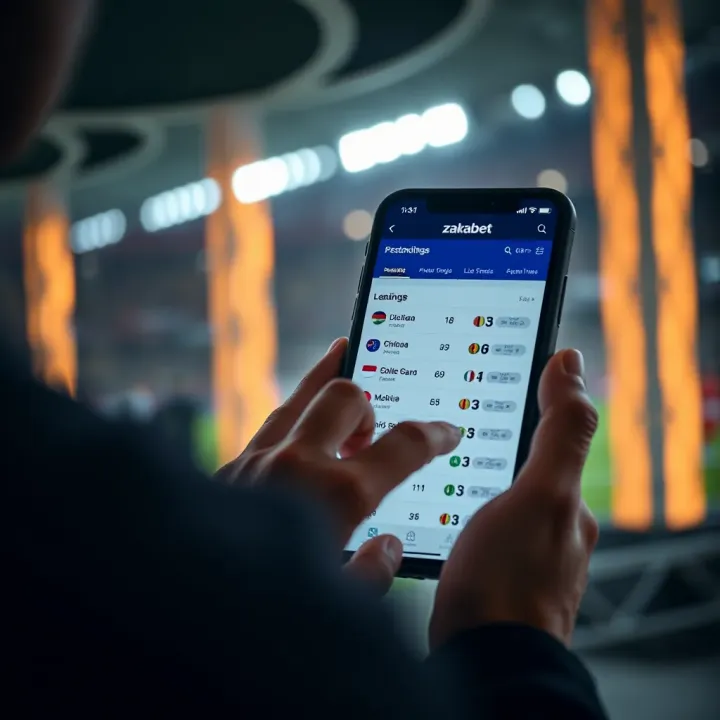 Live Score Zakabet App: Follow Football Matches in Real Time