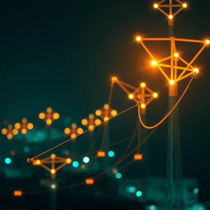 Illustration of mobile network signals connecting users for seamless betting in Nigeria
