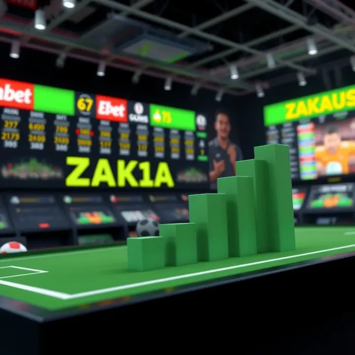 How Zakabet Bonus Balance Grows with Betting Activity Illustration showing Zakabet bonus balance increasing with sports betting icons