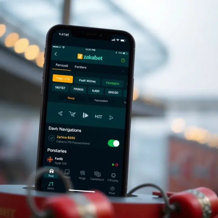Comparison of Zakabet old mobile lite interface with simple navigation