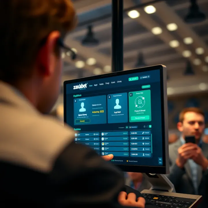 User registering on an online betting platform with a clear interface