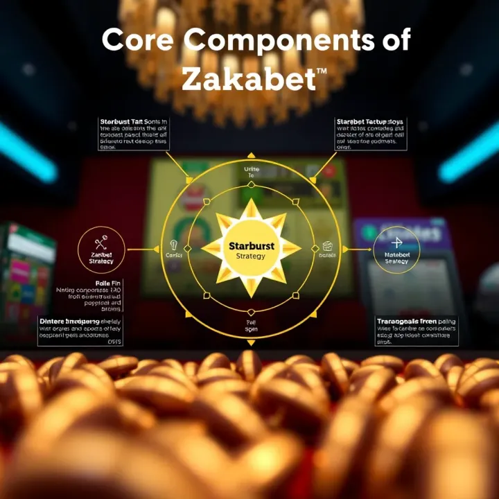 Diagram illustrating the core components and flow of Zakabet's Starburst strategy