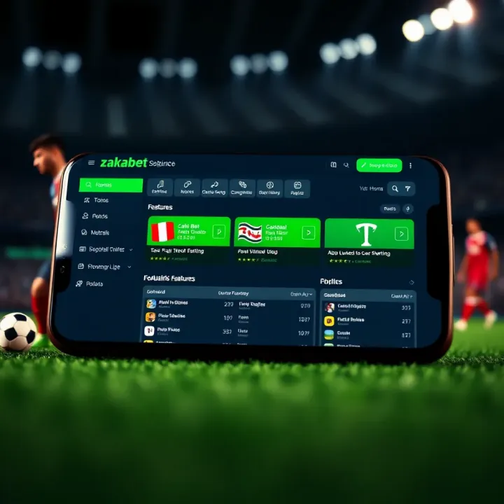 Exploring Zakabet Mobile Lite Features for Enhanced Betting Experience Display of Zakabet Mobile Lite dashboard highlighting key features for smooth betting