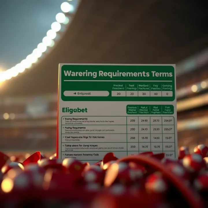 Understanding Wagering Requirements and Eligibility on Zakabet Graphic showing wagering requirements and eligibility checklist for using Zakabet bonus in Nigeria