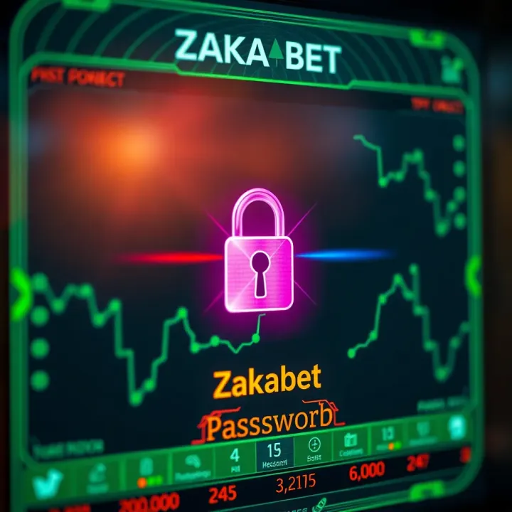 Protecting Your Zakabet Account with Strong Passwords Secure login interface with a lock symbol on a digital screen