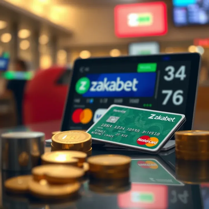 Illustration of secure online payment methods available for Zakabet Virtual platform users in Nigeria